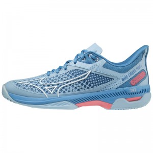 Mizuno WAVE Exceed Tour 5 CC Blauw Wit Roze | FRRR5126