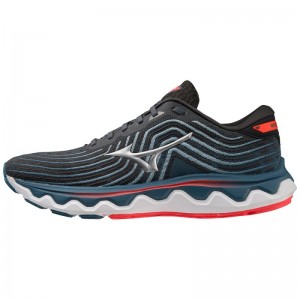 Mizuno WAVE Horizon 6 Zwart Turquoise Rood | HKBV2435