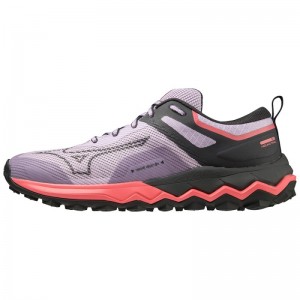 Mizuno WAVE Ibuki 4 Paars Zwart Koraal | SWTY3536