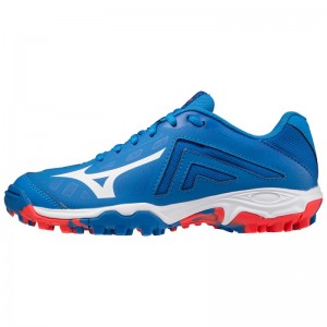 Mizuno WAVE LYNX Junior Donkerblauw Zilver Blauw | SUGM1825