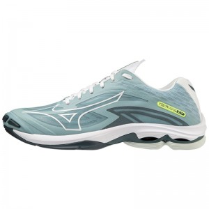 Mizuno WAVE Lightning Z7 Grijs Blauw Wit Lichtgroen | IHTT9793