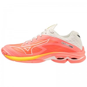 Mizuno WAVE Lightning Z7 Koraal Zwart Geel | FQGD1289