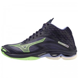 Mizuno WAVE Lightning Z7 Mid Paars | AROE5713