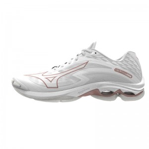 Mizuno WAVE Lightning Z7 Wit Roze | EPMZ3100