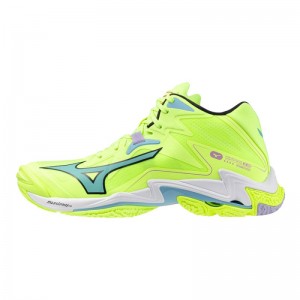 Mizuno WAVE Lightning Z8 Mid Groen Geel | VLCC5847