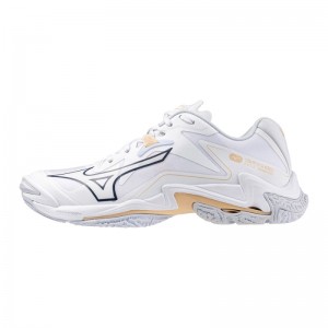 Mizuno WAVE Lightning Z8 Wit Donkerblauw Lichtoranje | AIUJ5090