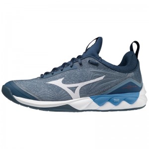 Mizuno WAVE Luminous 2 Donkerblauw Wit Blauw | GMMS5790