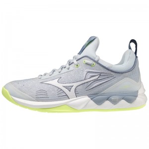 Mizuno WAVE Luminous 2 Grijs Wit Lichtgroen | PZQR7737