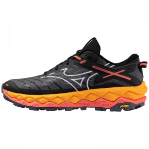 Mizuno WAVE Mujin 10 Zwart Wit Koraal | RFXF0343