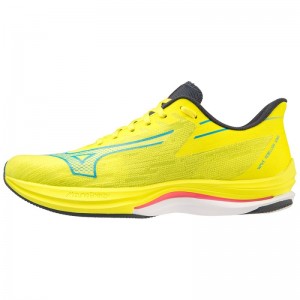 Mizuno WAVE Rebellion Sonic Geel Groen Rood | BBTL3494