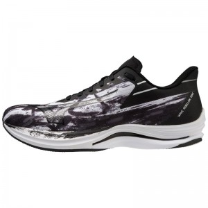 Mizuno WAVE Rebellion Sonic Wit Zwart | HEXF5030