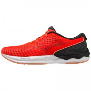 Mizuno WAVE Revolt 3 Rood Zwart Wit | QGNC3084