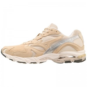 Mizuno WAVE Rider 10 Premium Beige Wit | HNBK0222