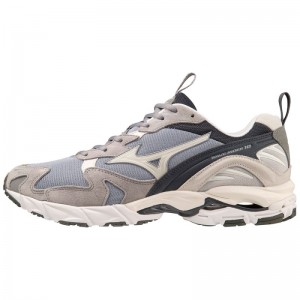 Mizuno WAVE Rider 10 Premium Grijs Wit | ZHCN7119