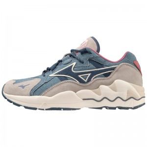 Mizuno WAVE Rider 1 Indigo Beige | ETLR3538