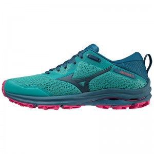 Mizuno WAVE Rider Tt Groen Koraal | RIGF2221