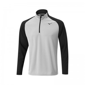 Mizuno Winter Breeze Bloc 1/4 Zip Grijs | FJRQ4953