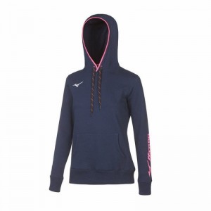 Mizuno Wom Sweat Donkerblauw | SCTZ7855