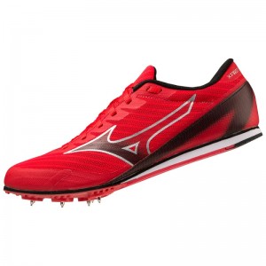 Mizuno X First 2 Rood Zwart Zilver | NXDD9780