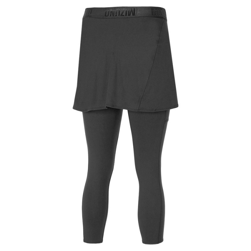 Mizuno 2 IN 1 Skirt Zwart | ZCJF0686