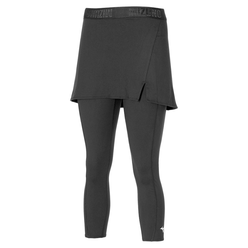 Mizuno 2 IN 1 Skirt Zwart | ZCJF0686