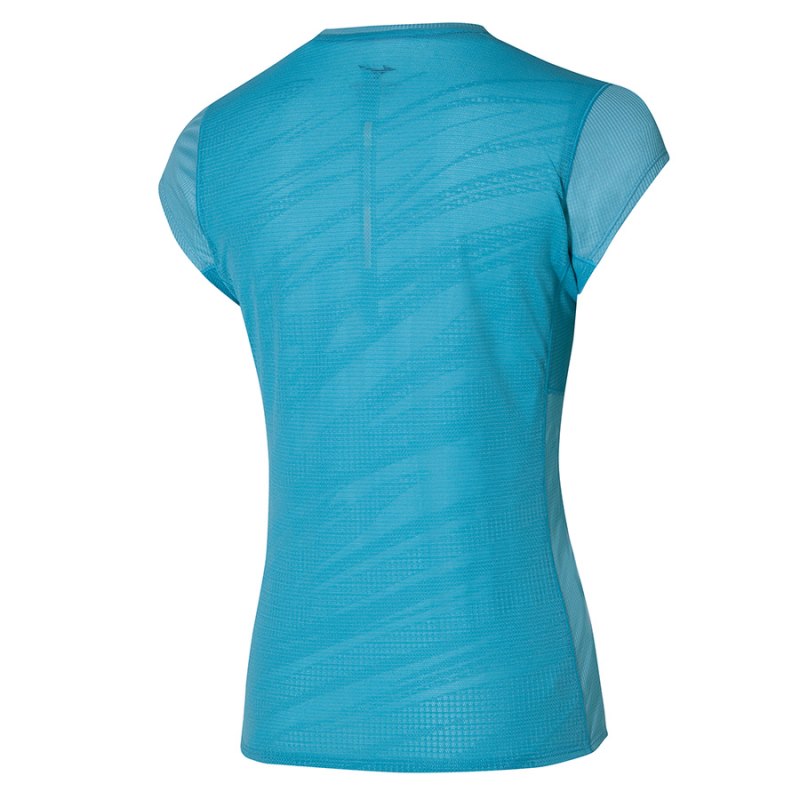 Mizuno AERO Tee Blauw | DDIN3200