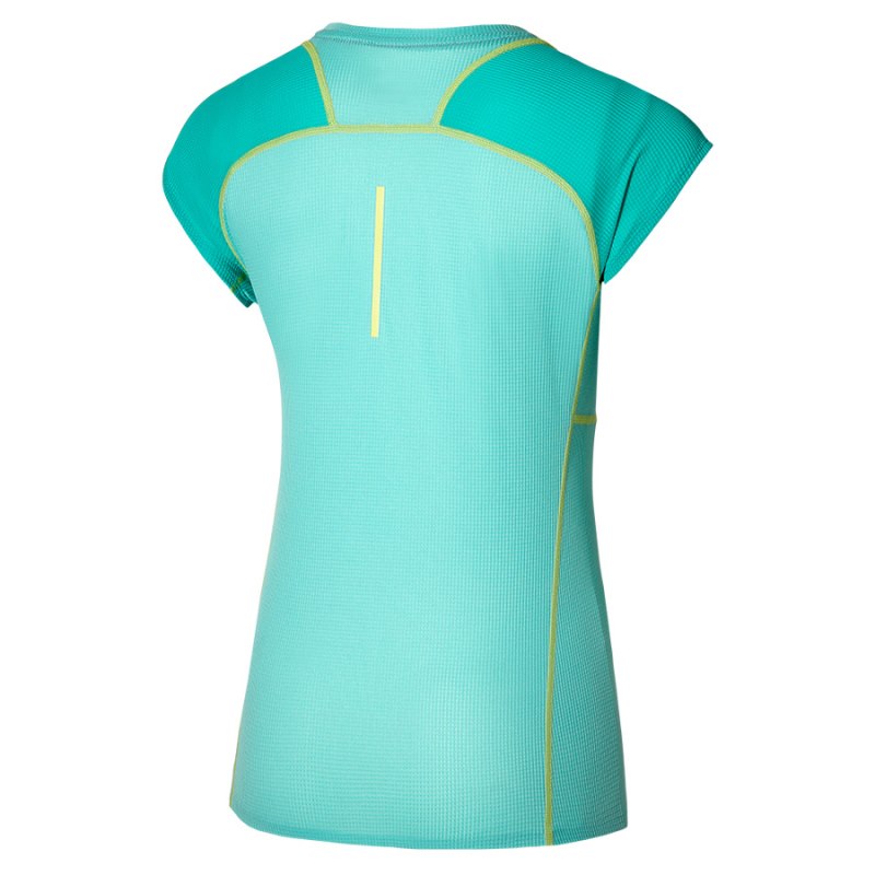 Mizuno AERO Tee Lichtturquoise | QUVM3828