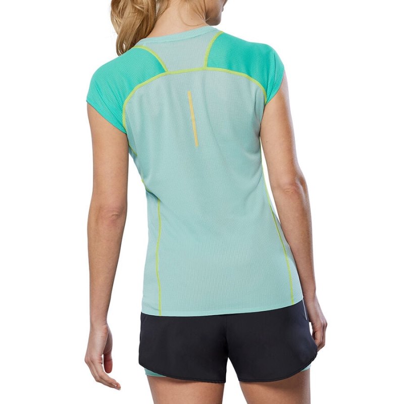 Mizuno AERO Tee Lichtturquoise | QUVM3828