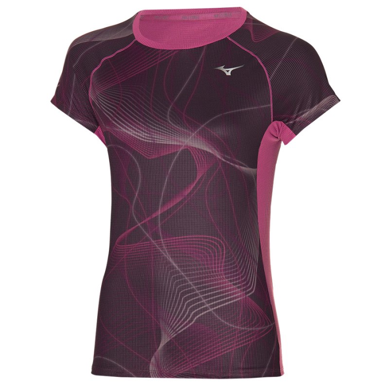 Mizuno AERO Tee Roze | KCQW9973