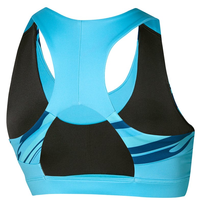 Mizuno Alpha Graphic Bra Blauw | XKUZ7574