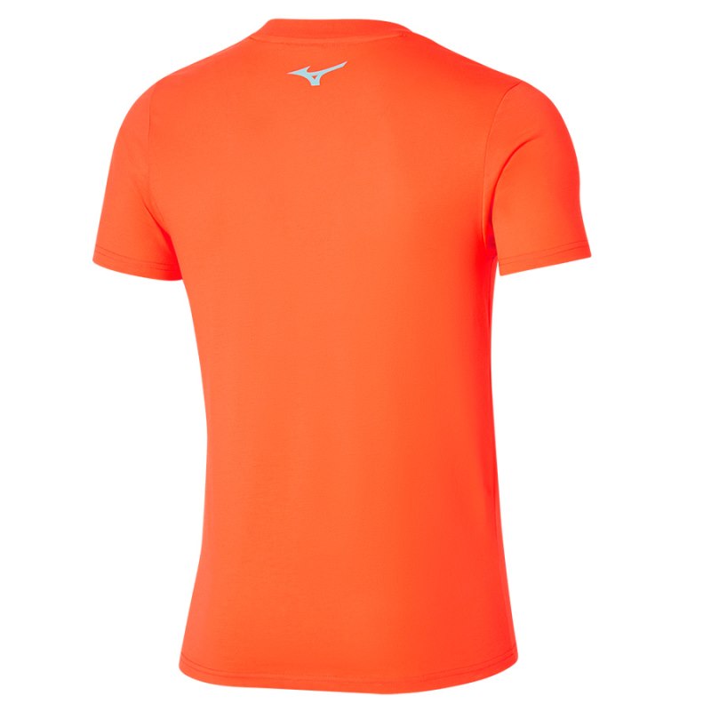 Mizuno Athletics Graphic Tee Oranje | URAP7057