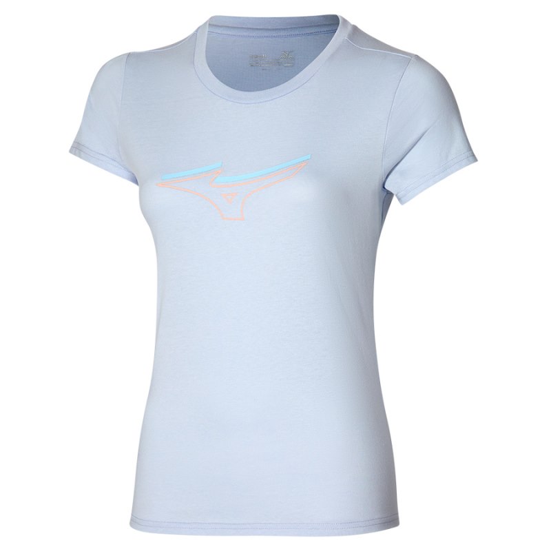 Mizuno Athletics RB Tee Lichtblauw | IXOM1085