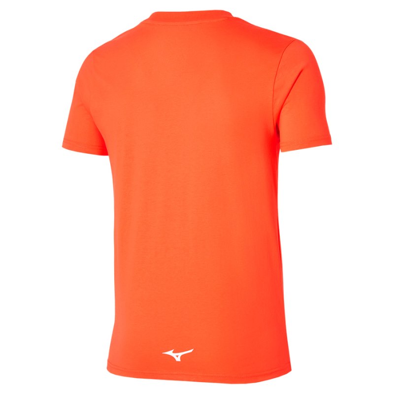 Mizuno Athletics RB Tee Oranje | XNKE1212