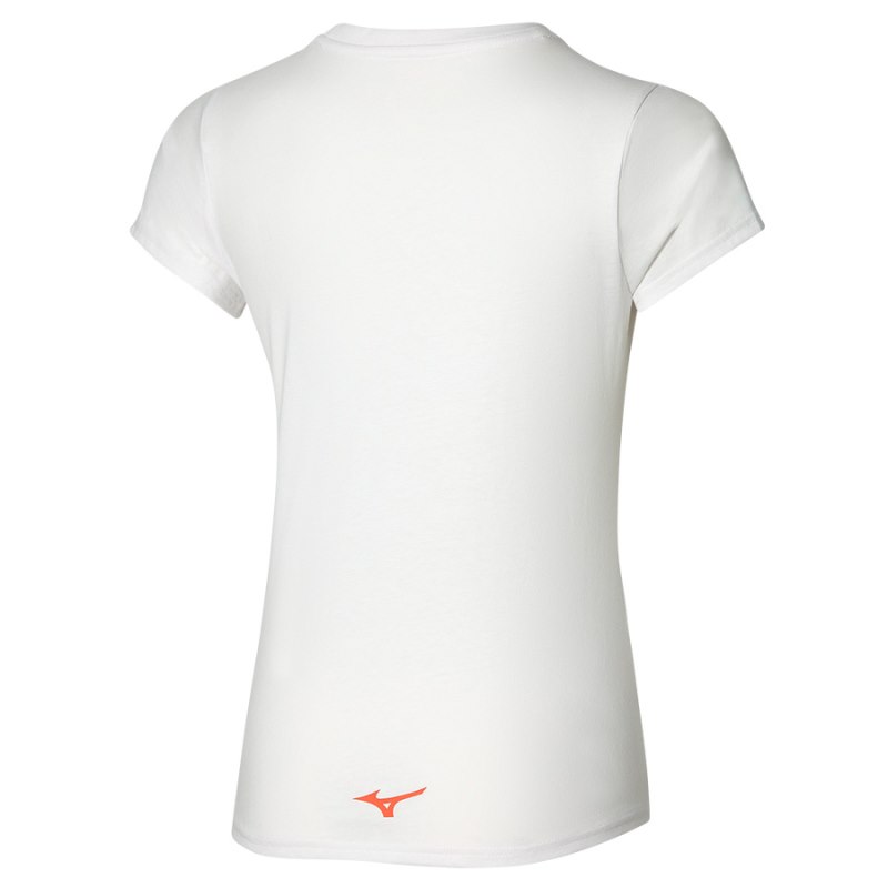 Mizuno Athletics RB Tee Wit | XZVP7415