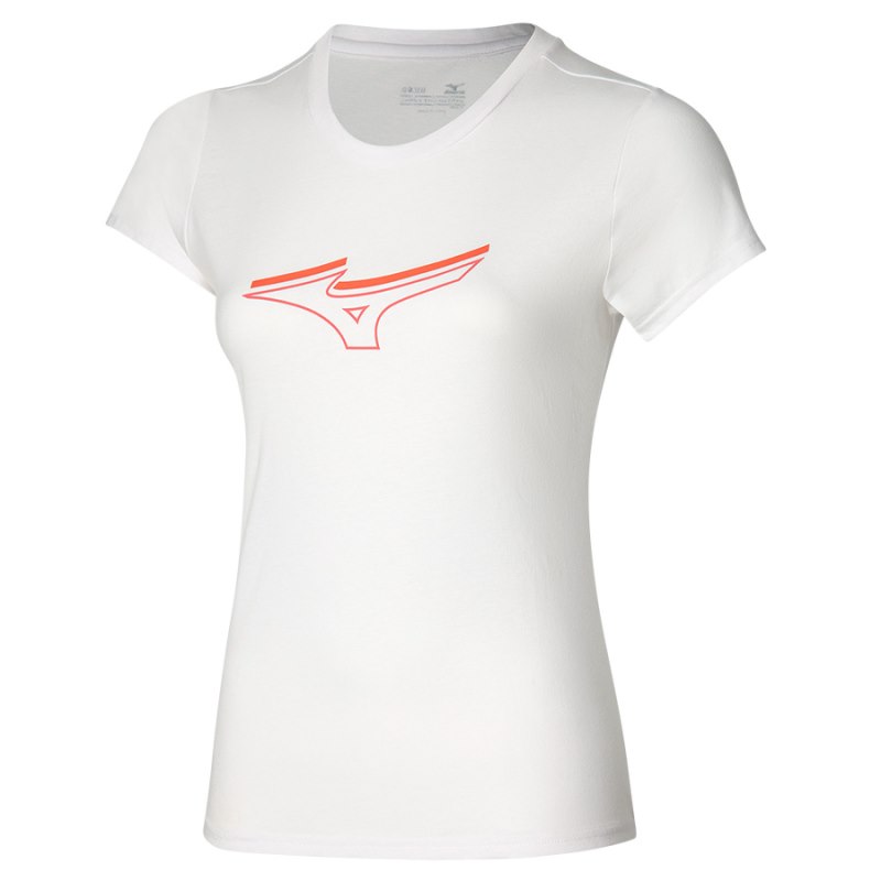 Mizuno Athletics RB Tee Wit | XZVP7415