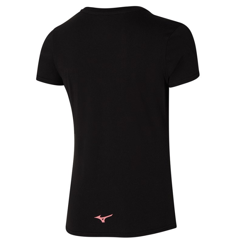 Mizuno Athletics RB Tee Zwart | ARJQ0562