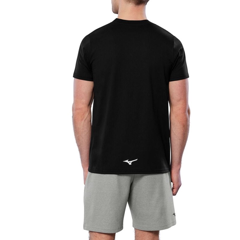 Mizuno Athletics RB Tee Zwart | SSIJ4500