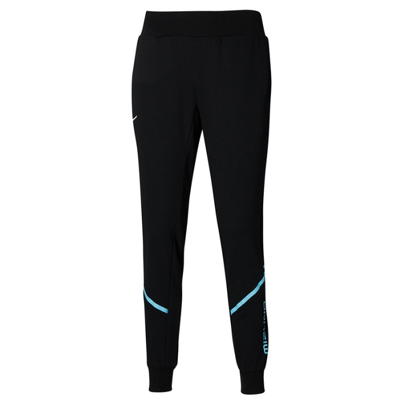 Mizuno Athletics Sweat Zwart | ZRBQ7876