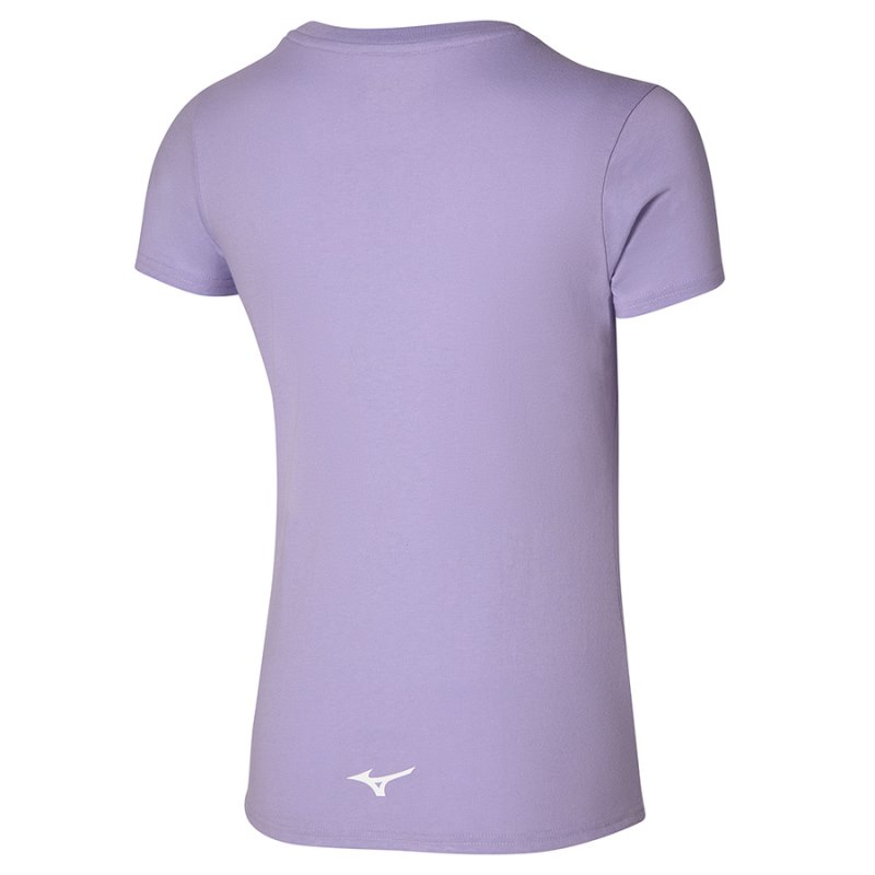 Mizuno Athletics Tee Paars | XCSS3017