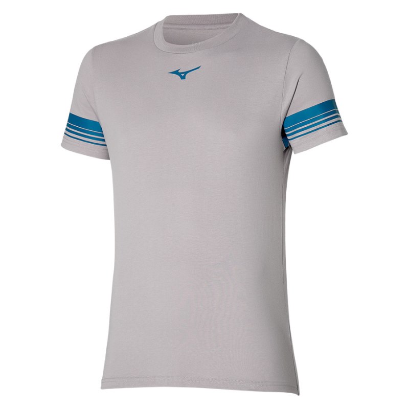 Mizuno Athletics Tee Zilver | JINX0072