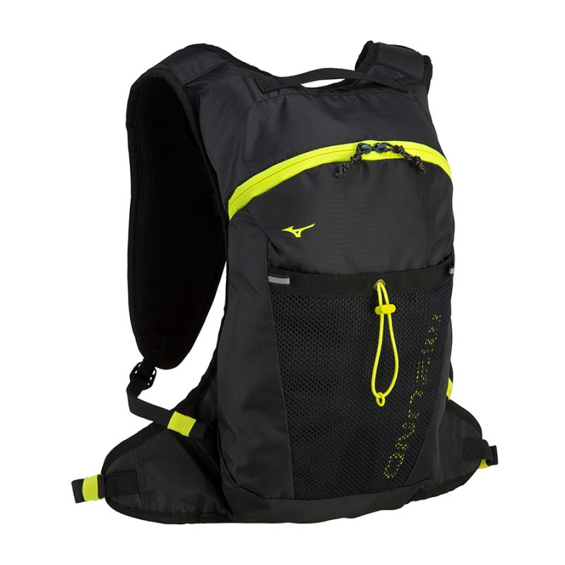 Mizuno Backpack Zwart Geel | LOUN9475