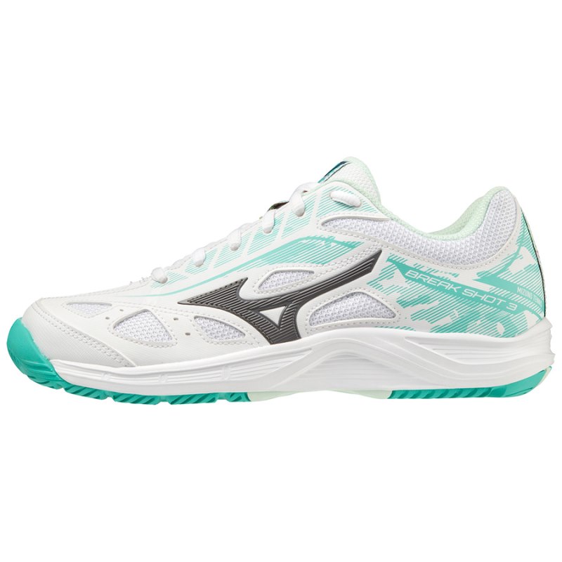 Mizuno Break Shot 3 AC Wit Groen | FPOF7523