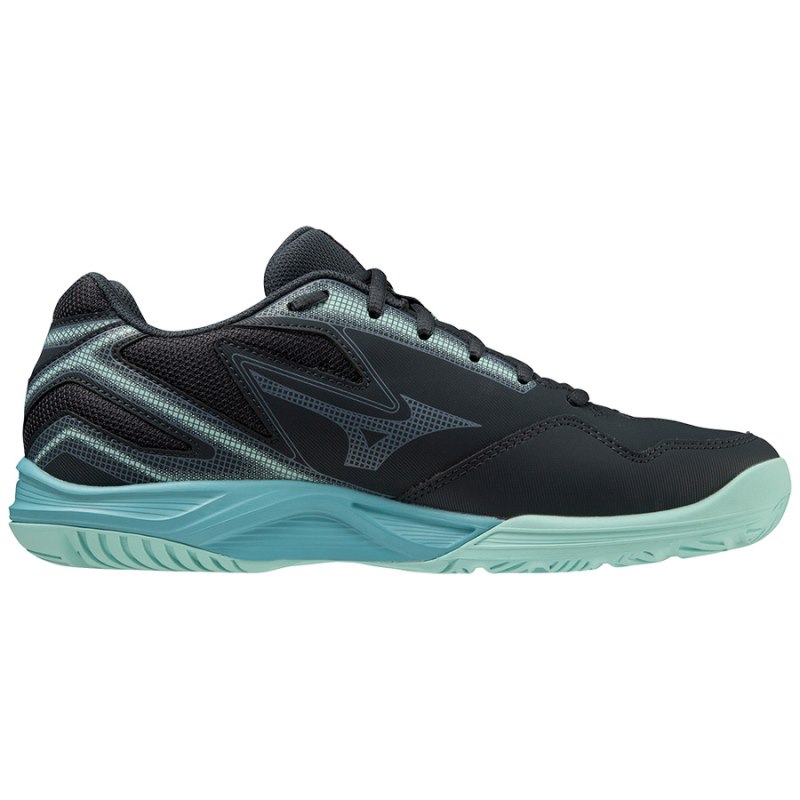 Mizuno Break Shot 4 AC Zwart Rood Turquoise | VWBS9972