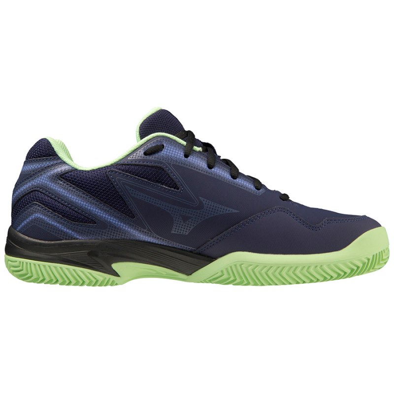 Mizuno Break Shot 4 Padel Donkerblauw Groen Paars | EHMQ1284