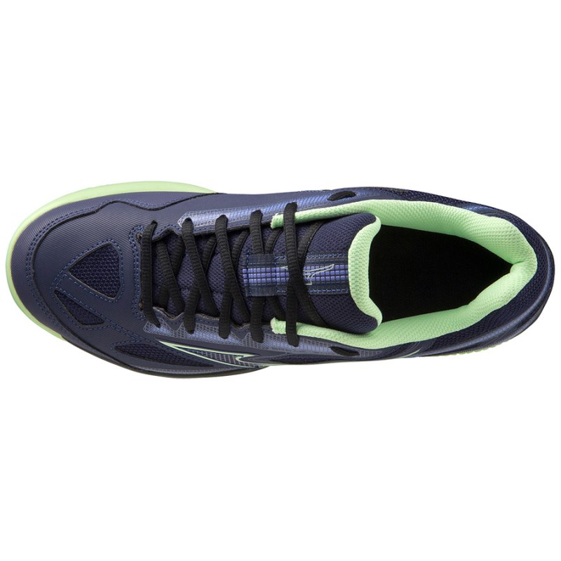 Mizuno Break Shot 4 Padel Donkerblauw Groen Paars | EHMQ1284