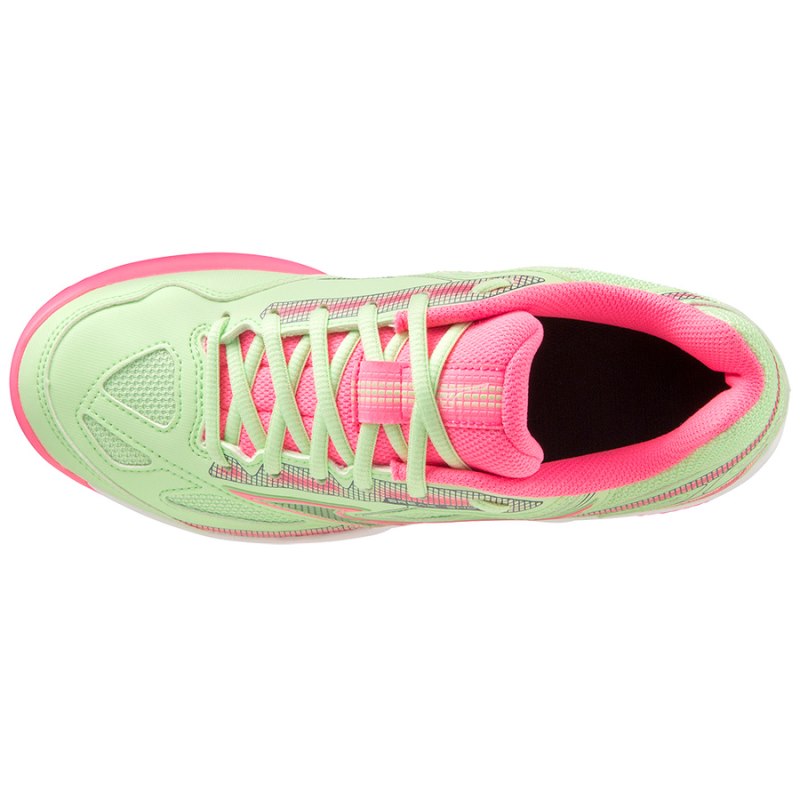 Mizuno Break Shot 4 Padel Groen Roze Wit | LUNH8602