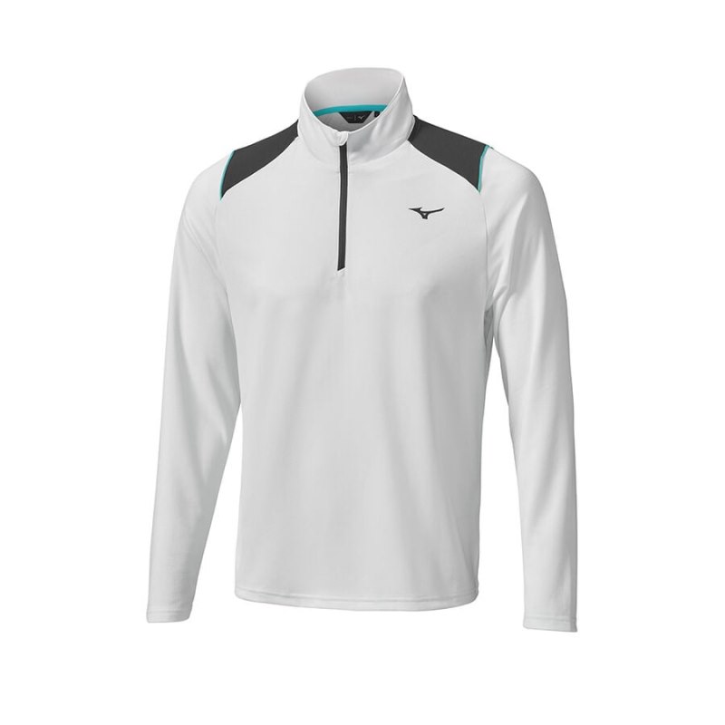 Mizuno Breath Thermo Elite 1/4 Zip Grijs | EFCY1472