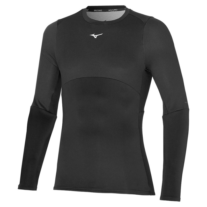 Mizuno Breath Thermo Long Sleeve Zwart | PPUC2246