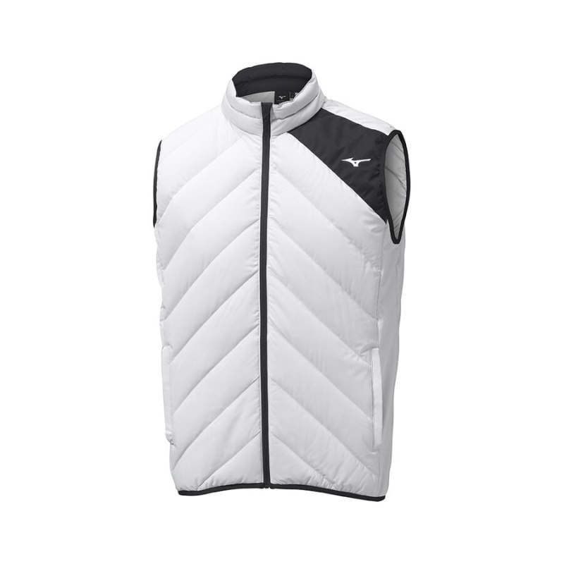 Mizuno Breath Thermo Move Down Gilet Grijs | PIFE8895