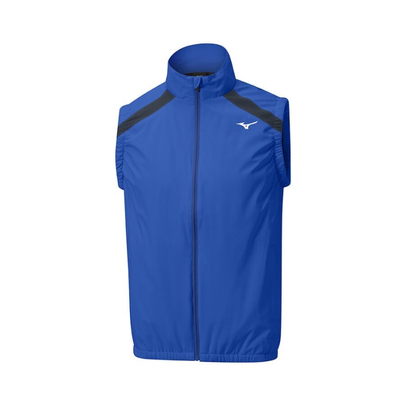 Mizuno Breath Thermo Move Tech Gilet Blauw | OOST4610